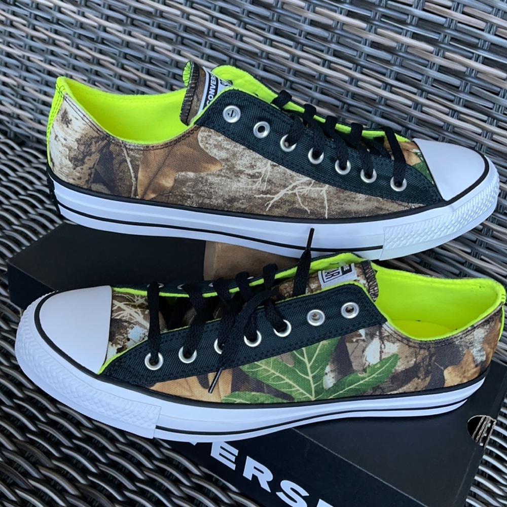 Converse Ctas OX Black/Multi/White MENS - Picture 11 of 16